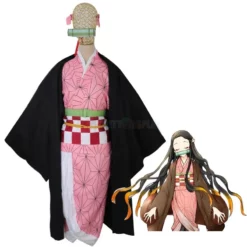Demon Slayer Kamado Nezuko Kimono Cosplay Costume