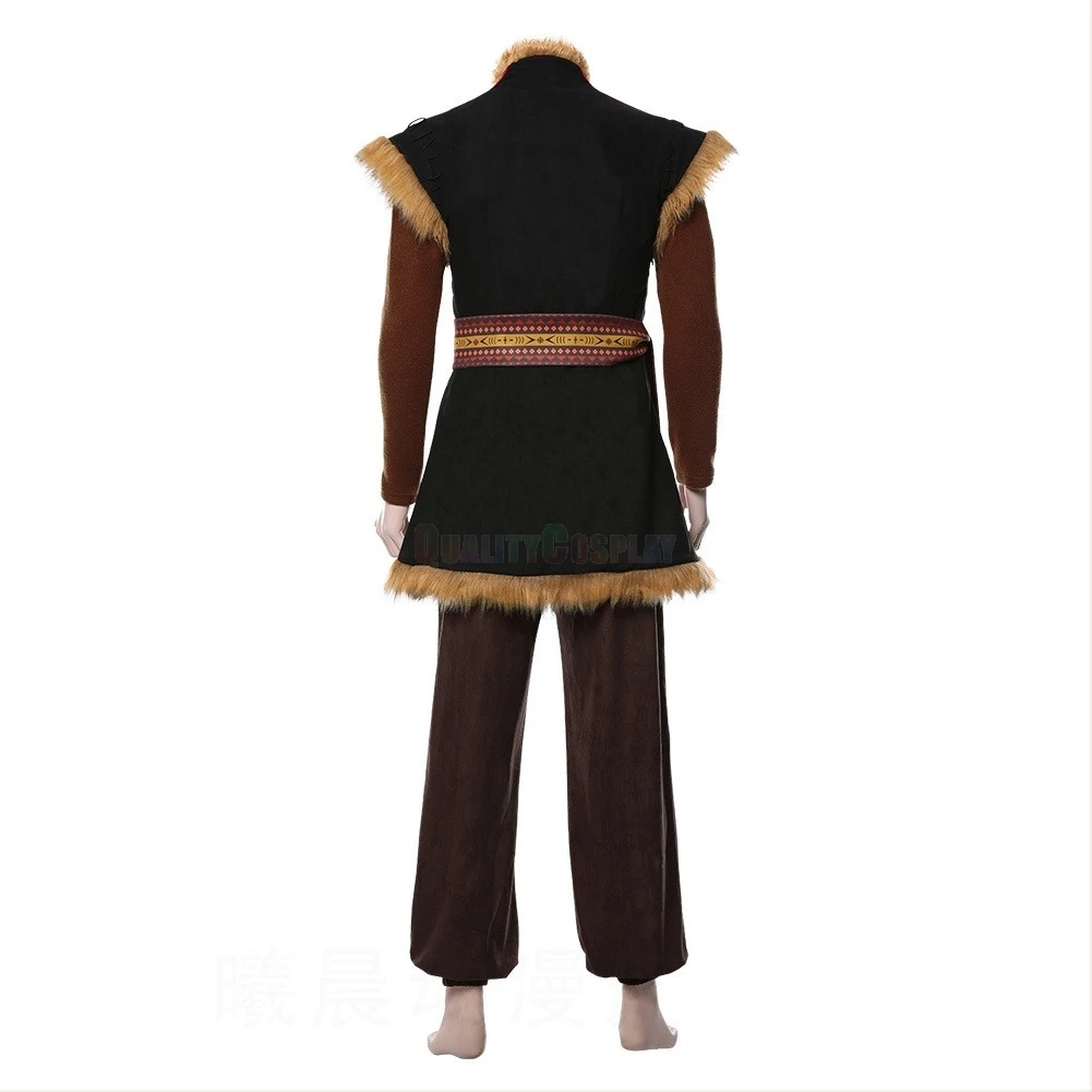 Disney Movie Frozen Kristoff Cosplay Costume - Image 2