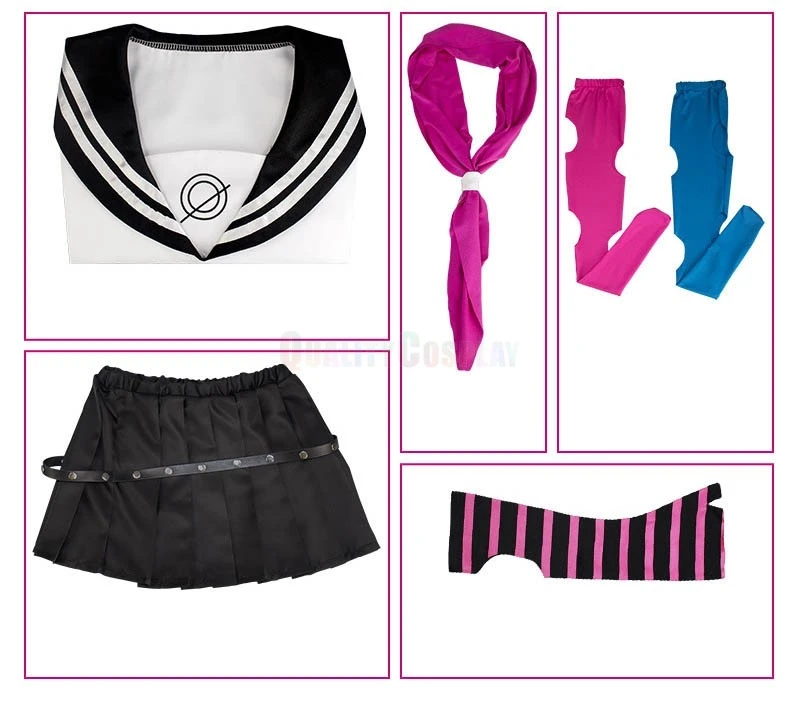 Danganronpa 2 Mioda Ibuki Cosplay Costume - Image 5