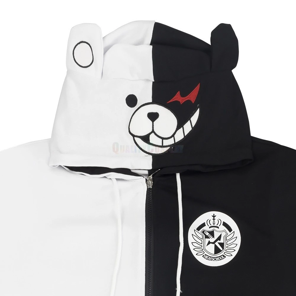 Danganronpa Monokuma Daily Hoodie Cosplay Costume - Image 5