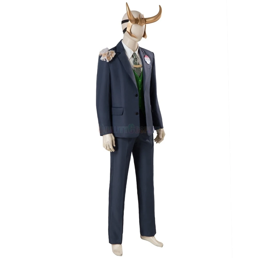 2021 Loki Business Suit Cosplay Costume - Image 2