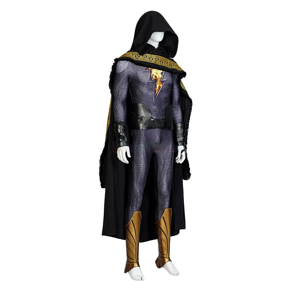 2022 Black Adam Cosplay Costume Jumpsuit - Image 4