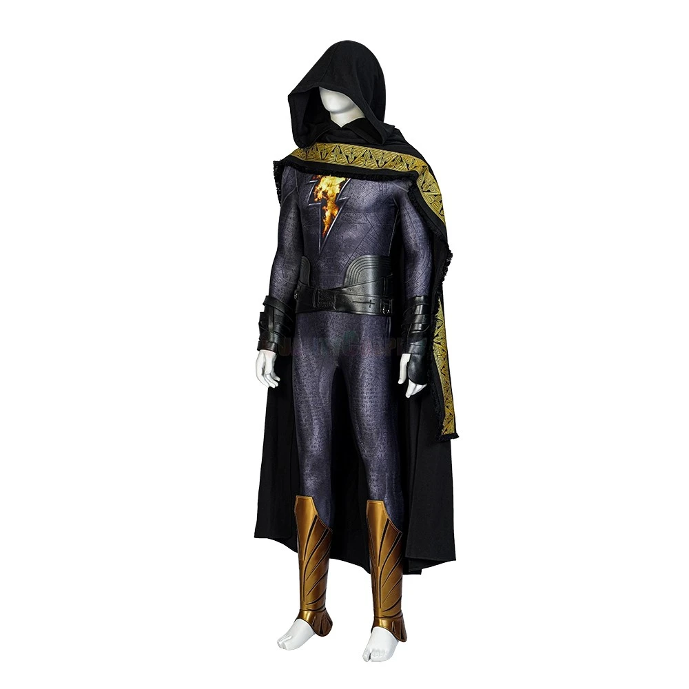 2022 Black Adam Cosplay Costume Jumpsuit - Image 2