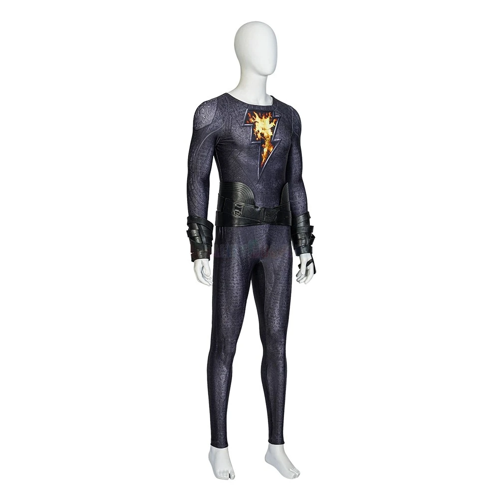 2022 Black Adam Cosplay Costume Jumpsuit - Image 7