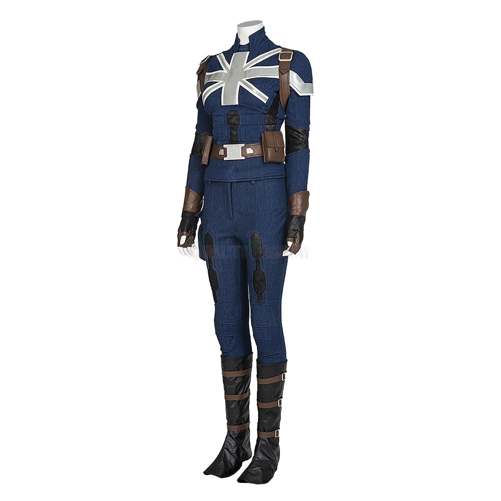 What If Captain Carter Cosplay Costume Stealth Suit - Image 2