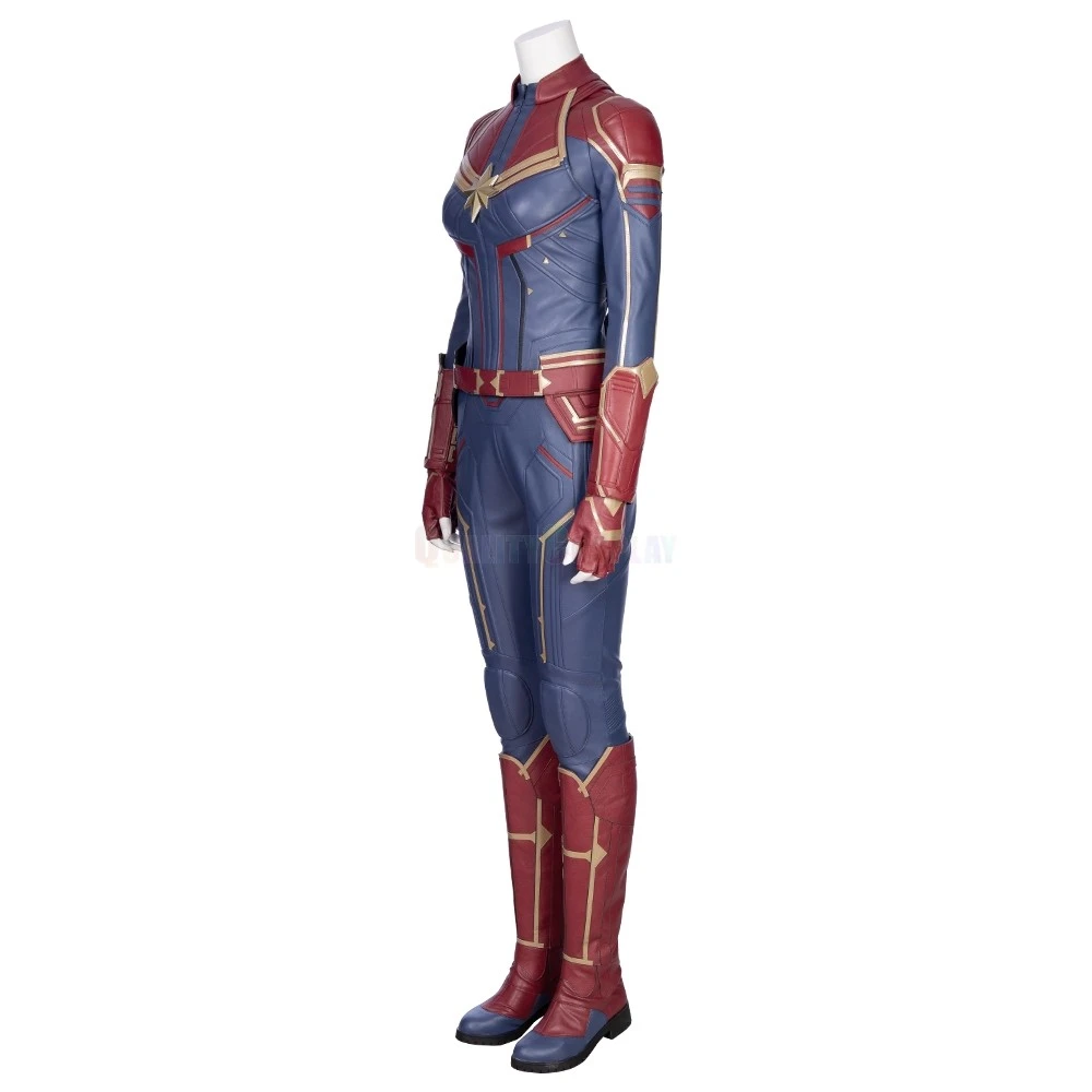 Captain Marvel Carol Danvers Cosplay Costume - Image 4