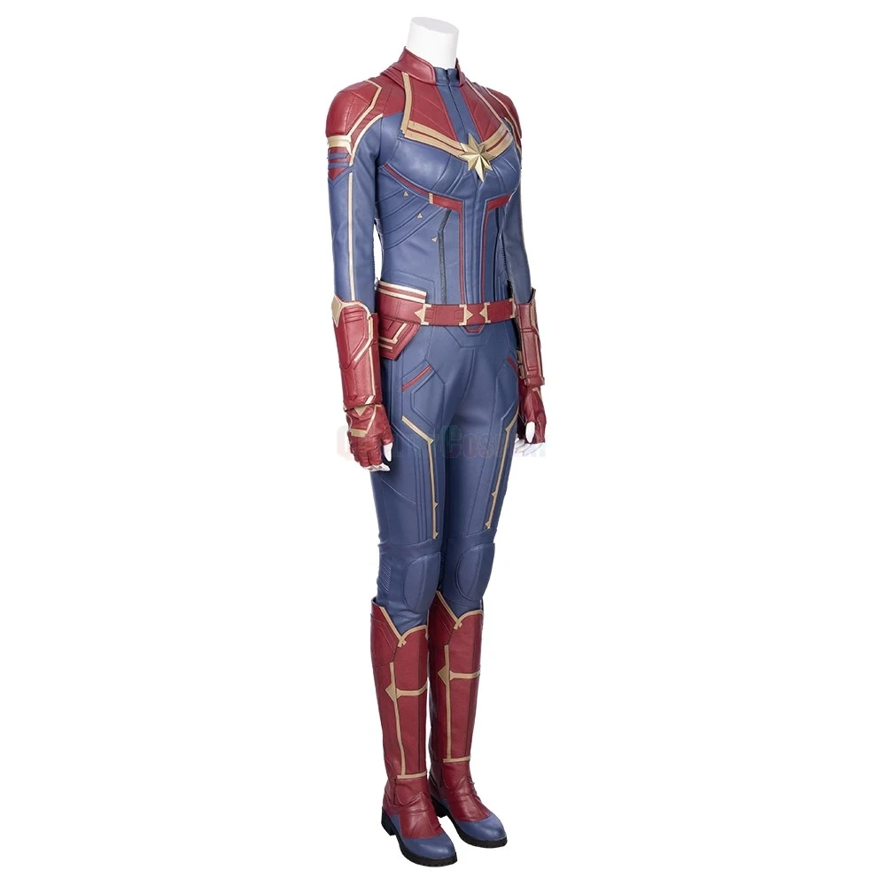 Captain Marvel Carol Danvers Cosplay Costume - Image 2