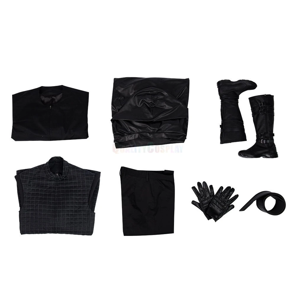 Star Wars 9 Kylo Ren Cosplay Costume Deluxe Outfit - Image 8