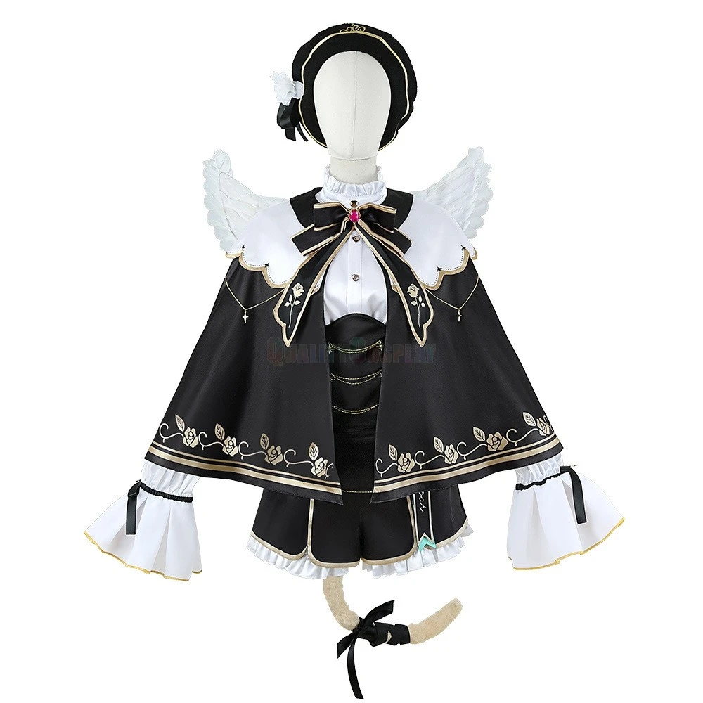 Youtube Vtuber Kurumi Noah Black Cosplay Costume - Image 5