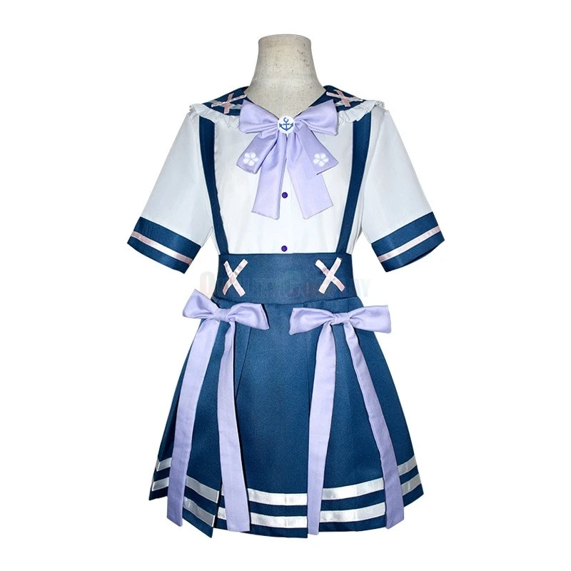 Hololive Youtuber Vtuber Minato Aqua Cosplay Costume - Image 4