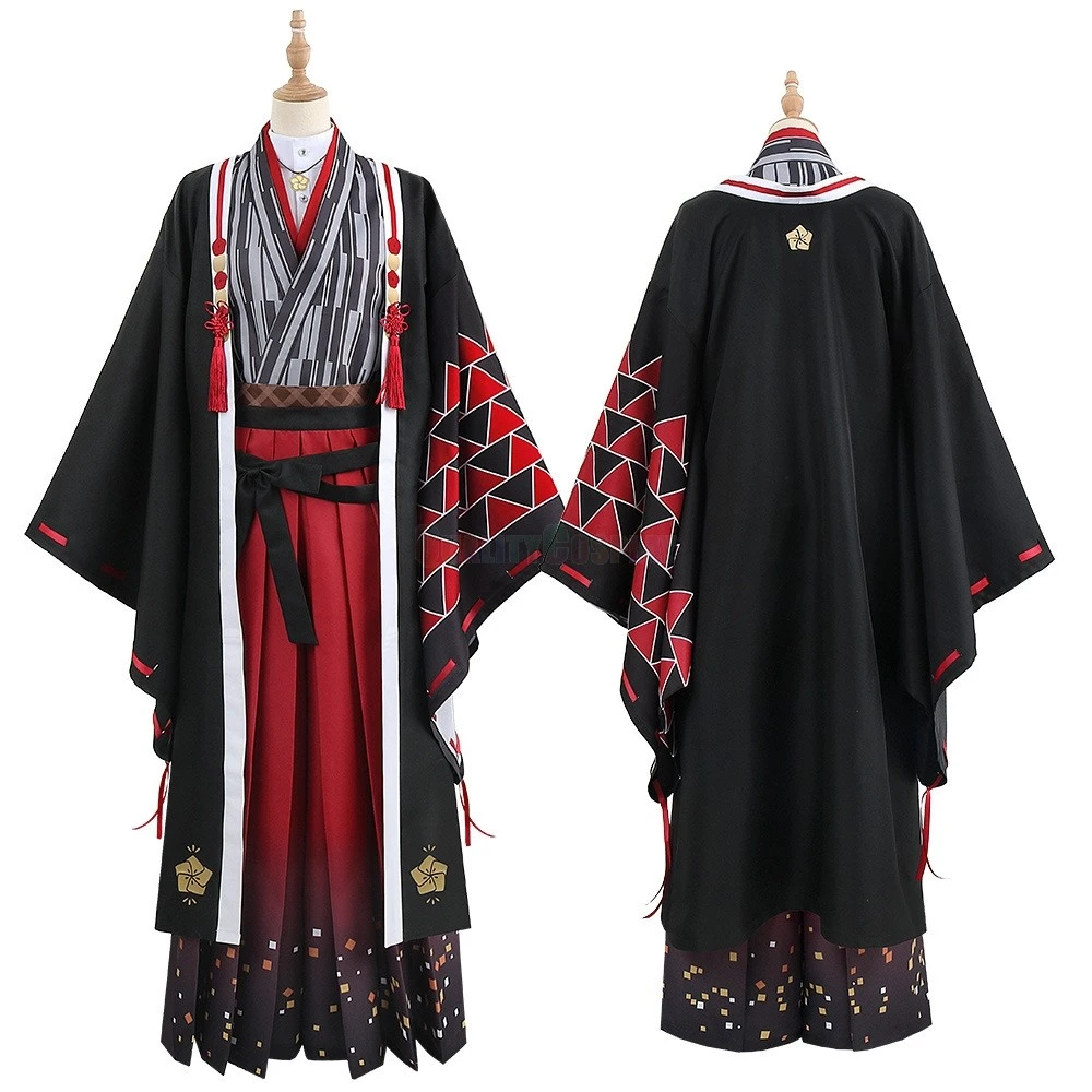Vtuber Youtube Genzuki Tojiro Kimono Cosplay Costume - Image 4