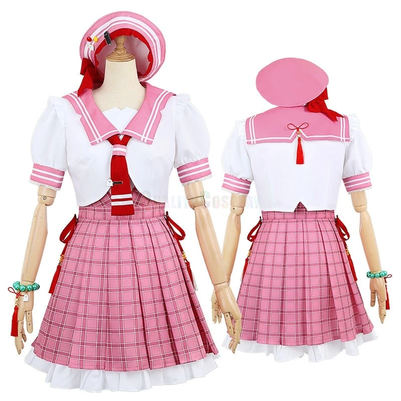 Vtuber Shiina Yuika Sailor Uniform Cosplay Costume - Image 5