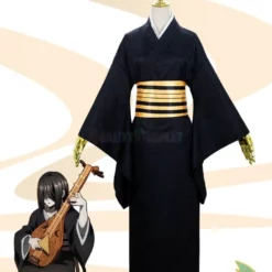 Demon Slayer Nakime Kimono Cosplay Costume
