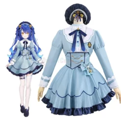 Hololive Virtual YouTube Amamiya Kokoro Cosplay Costume