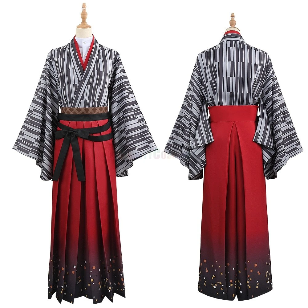 Vtuber Youtube Genzuki Tojiro Kimono Cosplay Costume - Image 5