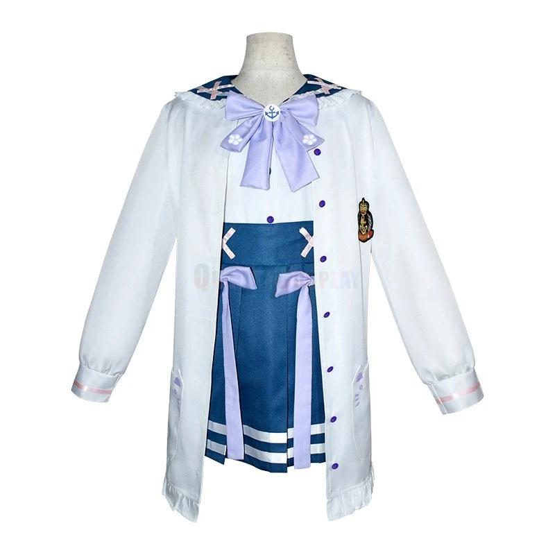 Hololive Youtuber Vtuber Minato Aqua Cosplay Costume - Image 3