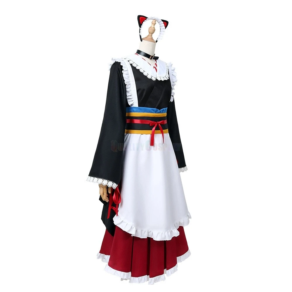 Hololive Vtuber Inui Toko Maid Cosplay Costume - Image 2