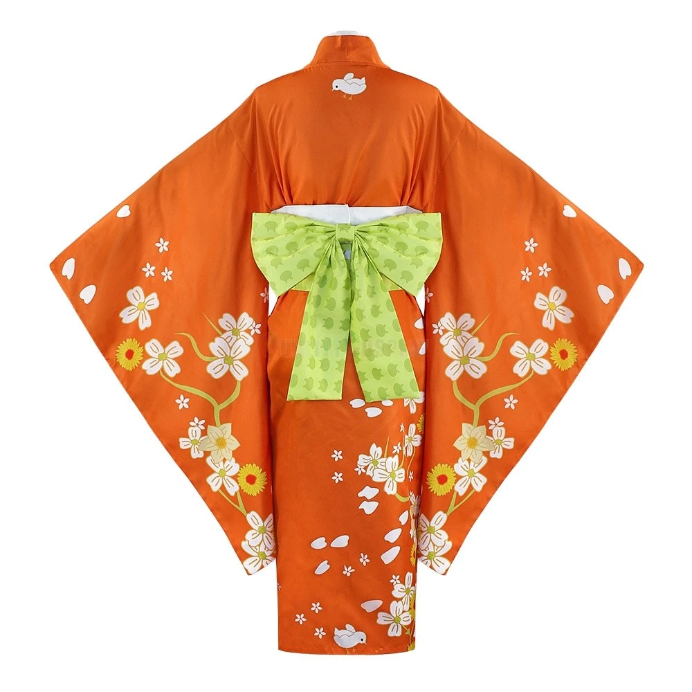 Danganronpa 2 Saionji Hiyoko Kimono Cosplay Costume - Image 3