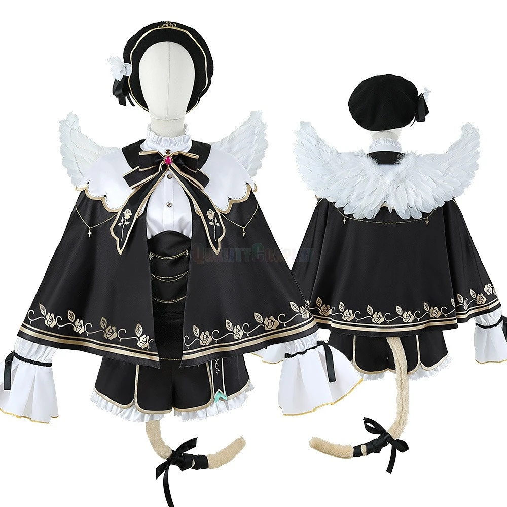 Youtube Vtuber Kurumi Noah Black Cosplay Costume - Image 2