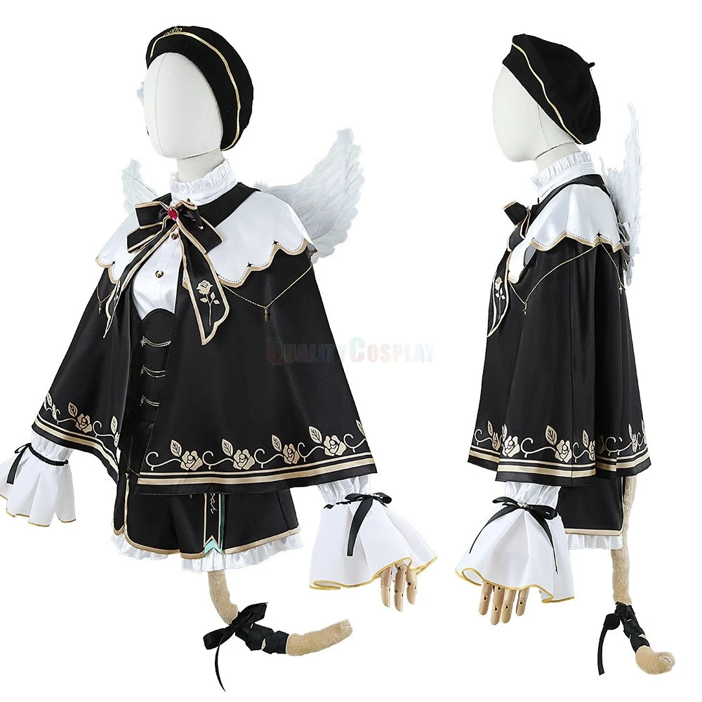 Youtube Vtuber Kurumi Noah Black Cosplay Costume - Image 3