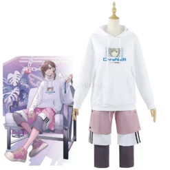 Vtuber YouTuber Kanae Sports Hoodie Cosplay Costume