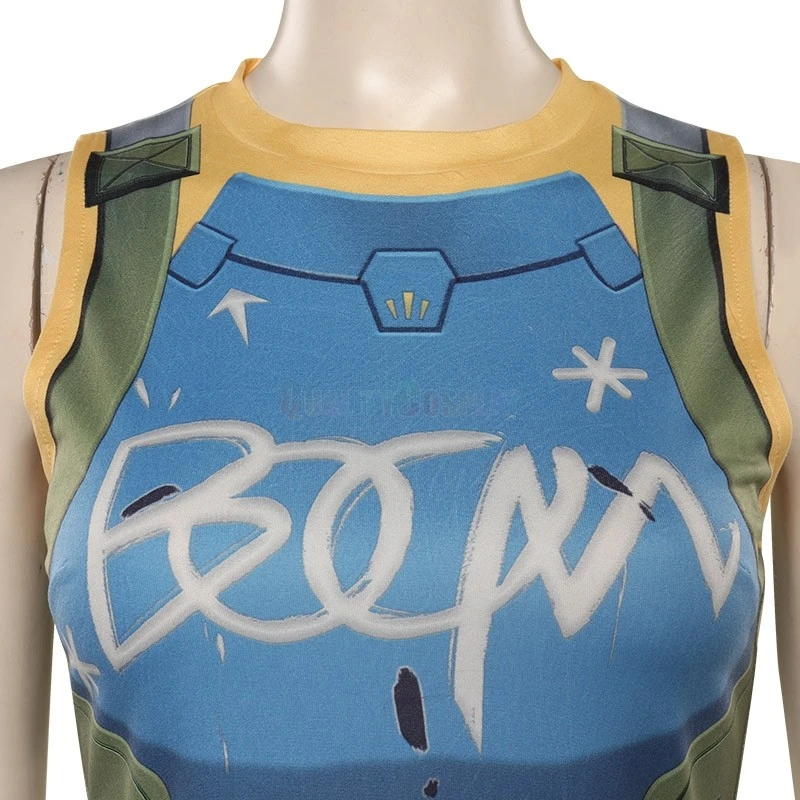 Valorant Raze Cosplay Costume - Image 5