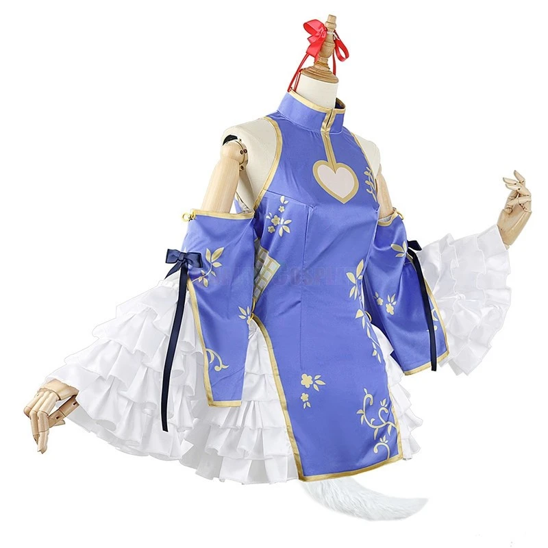Vtuber Inuyama Tamaki Cheongsam Cosplay Costume - Image 4