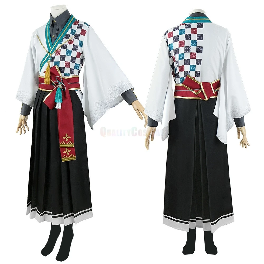 Virtual YouTuber Vtuber Kaida Haru Kimono Cosplay Costume - Image 4