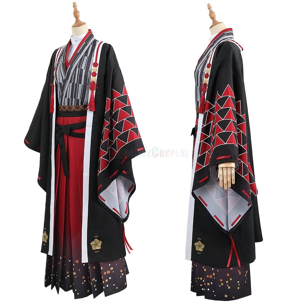 Vtuber Youtube Genzuki Tojiro Kimono Cosplay Costume - Image 3