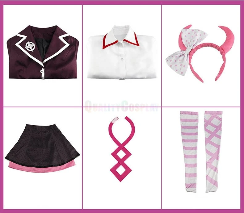 DanganRonpa Utsugi Kotoko Cosplay Costume - Image 5