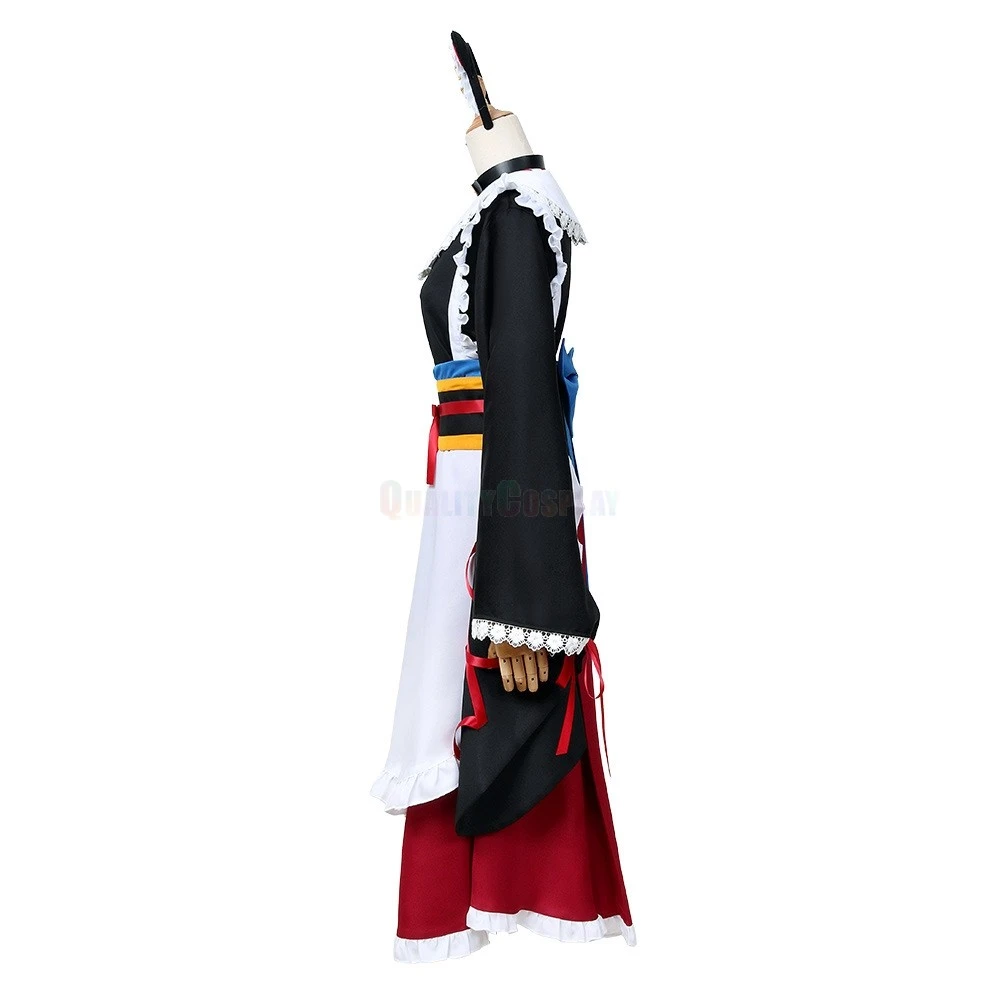 Hololive Vtuber Inui Toko Maid Cosplay Costume - Image 6