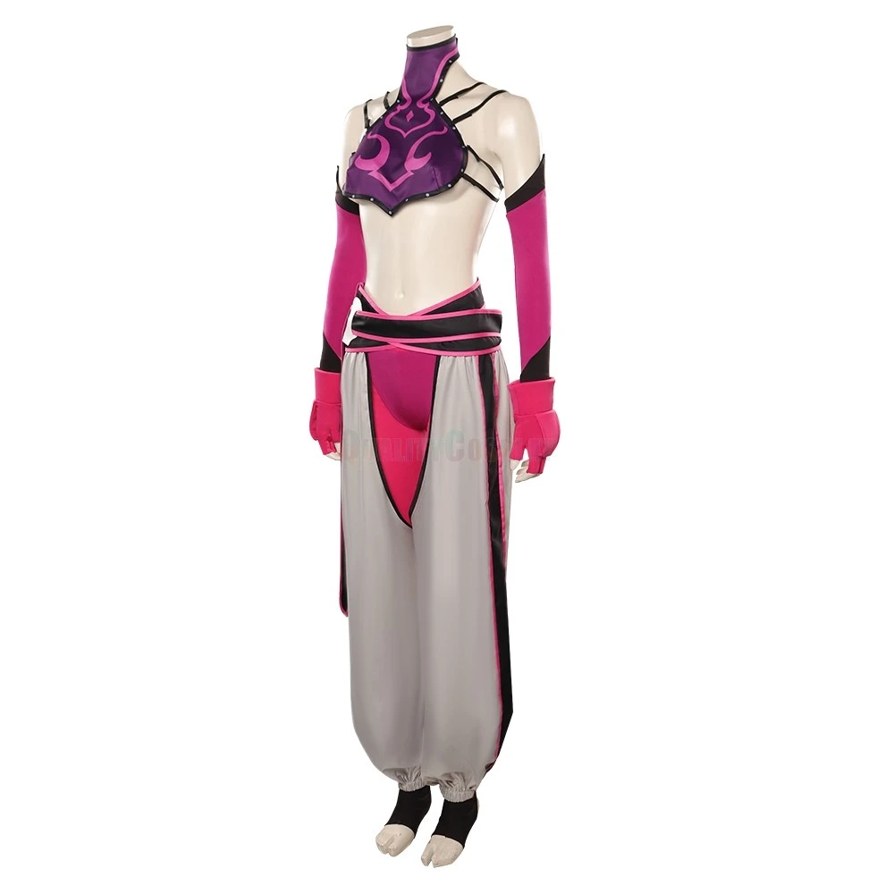 Street Fighter Juri Cosplay Costume - Image 3