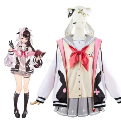 Vtuber YouTuber Yorumi Rena JK Cosplay Costume