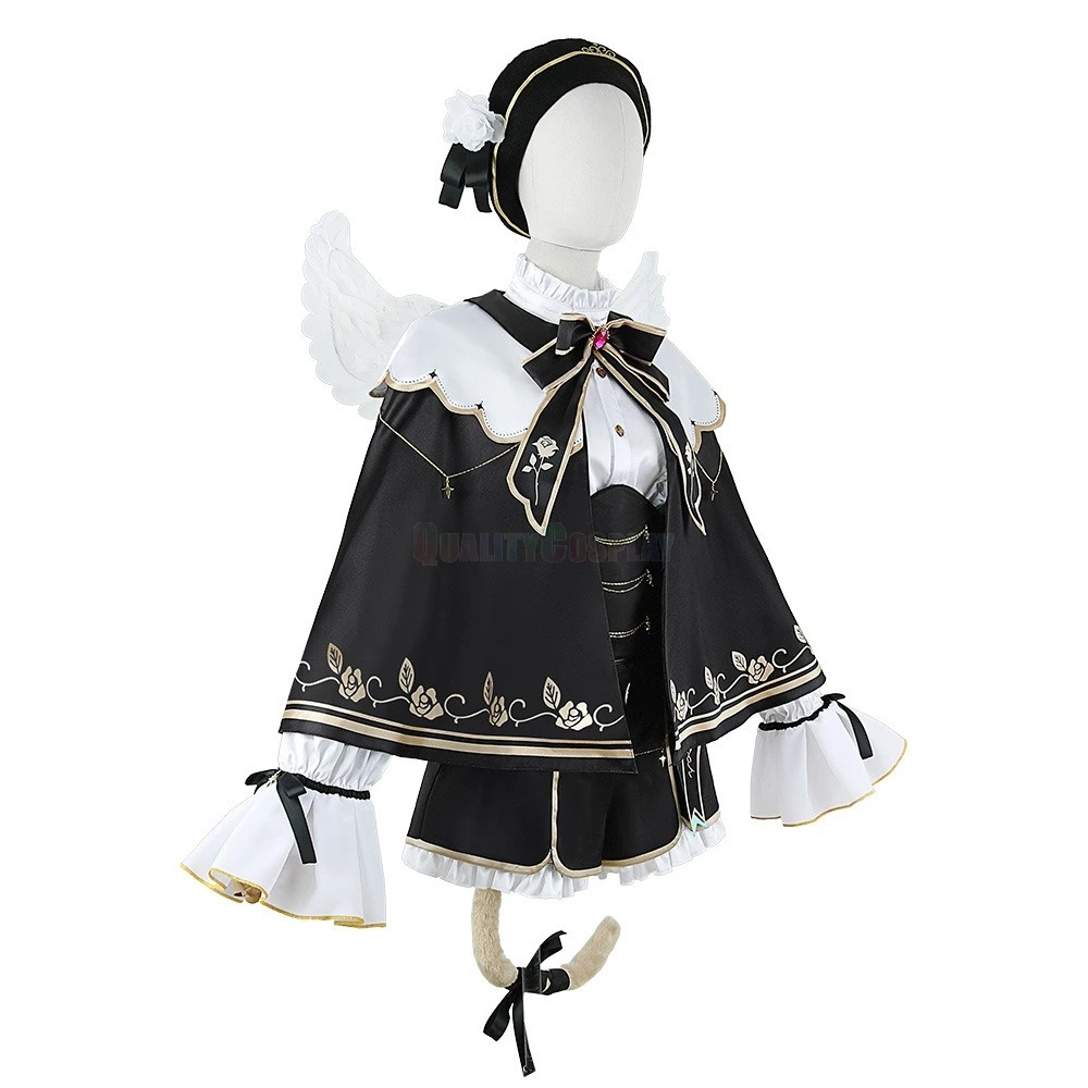 Youtube Vtuber Kurumi Noah Black Cosplay Costume - Image 4