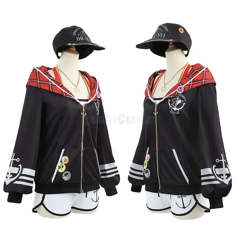 Hololive YouTuber Vtuber Houshou Marine Swimsuit Cosplay Costume - Image 2