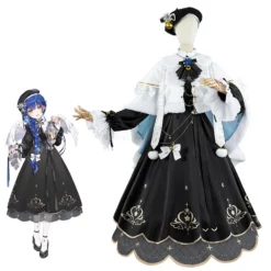 Virtual YouTuber Amamiya Kokoro Cosplay Costume Christmas Outfit