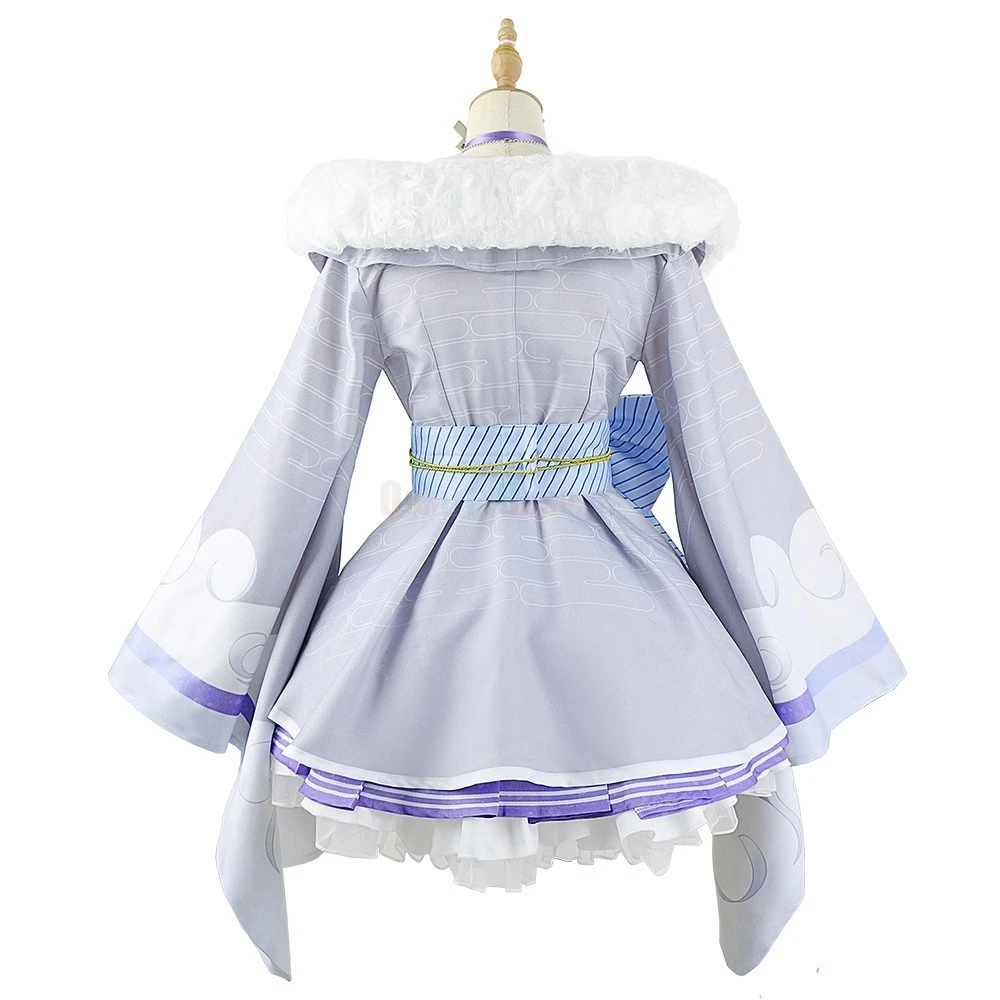 Virtual Youtuber NIJISANJI Elira Pendora Light Purple Cosplay Costume - Image 5