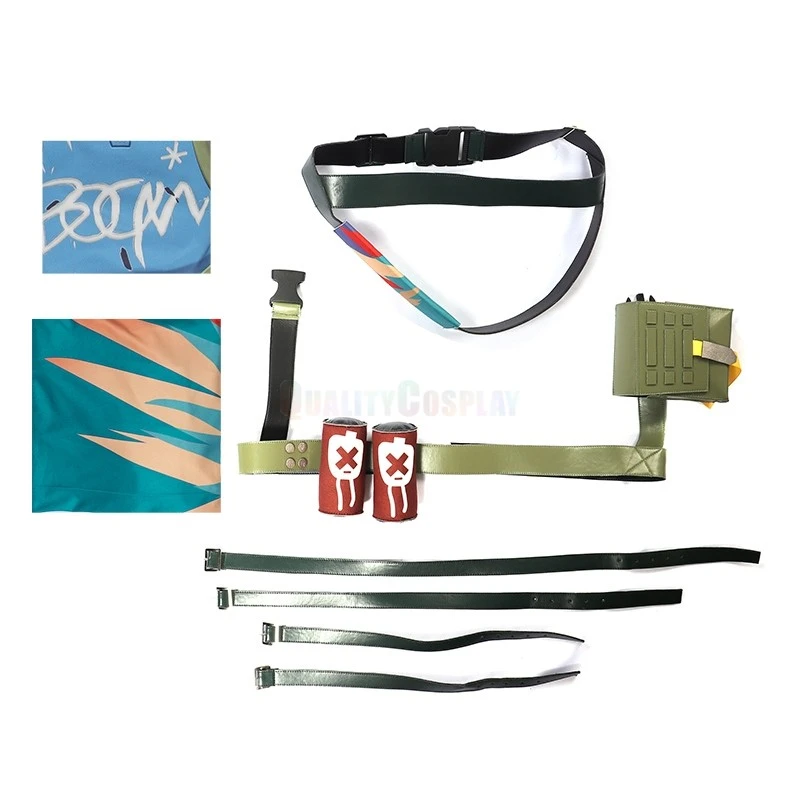 Valorant Raze Cosplay Costume - Image 6