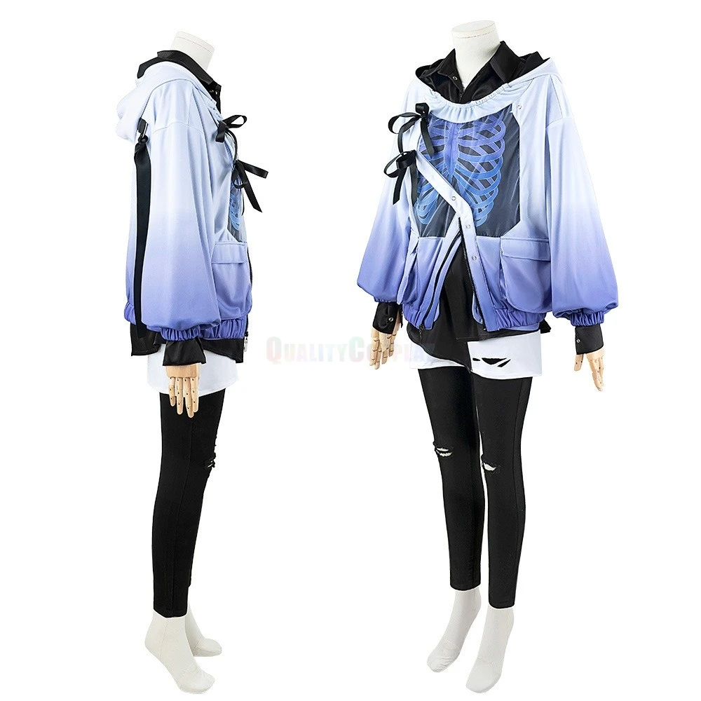 Hololive Vtuber YouTuber Minase Rio Cosplay Costume - Image 3