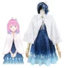 Virtual YouTuber Himemori Luna Dress With Cloak Cosplay Costume