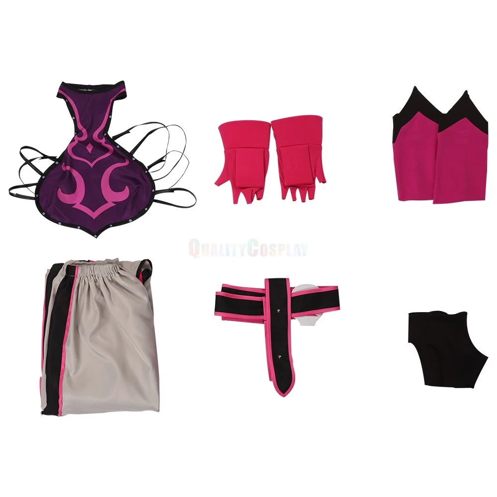 Street Fighter Juri Cosplay Costume - Image 5