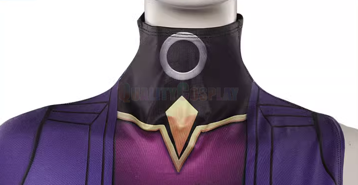 Valorant Reyna Printed Jumpsuit Cosplay Costume - Image 5