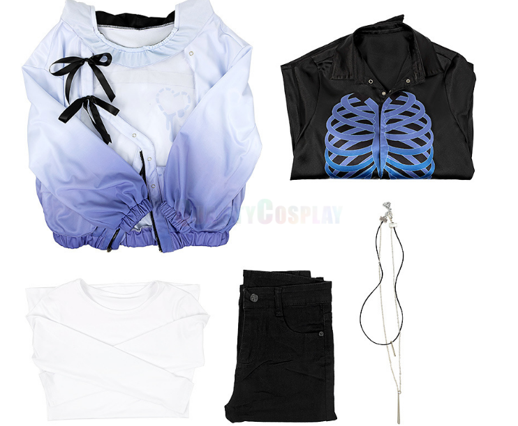 Hololive Vtuber YouTuber Minase Rio Cosplay Costume - Image 6