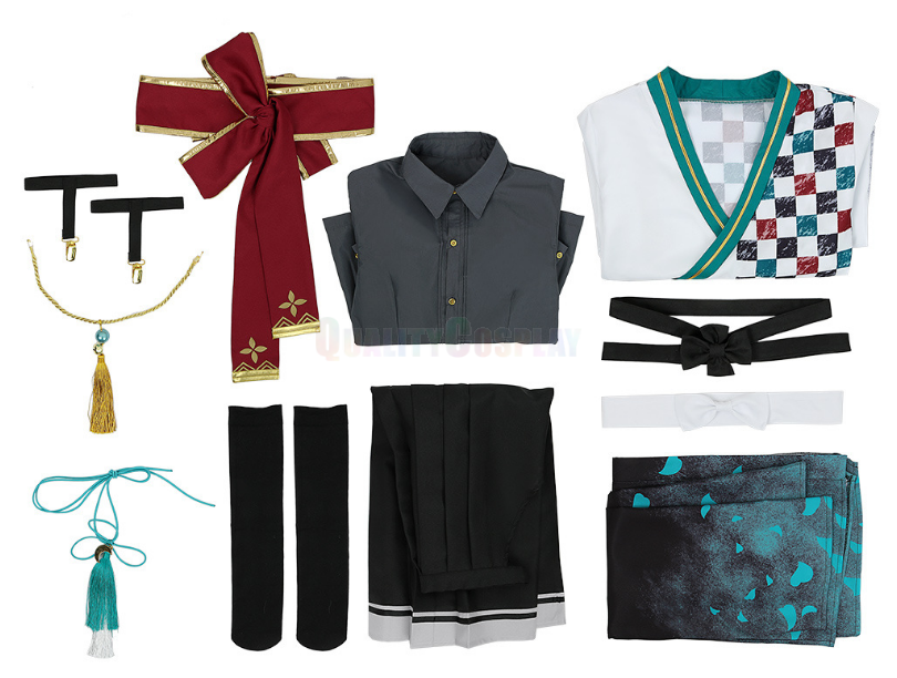 Virtual YouTuber Vtuber Kaida Haru Kimono Cosplay Costume - Image 6