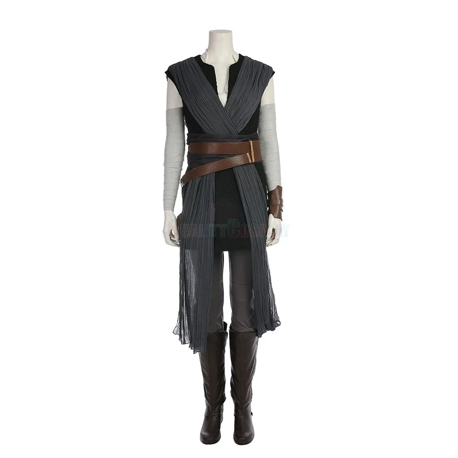 Star Wars The Last Jedi Rey Cosplay Costume Deluxe Outfit Version B - Image 4
