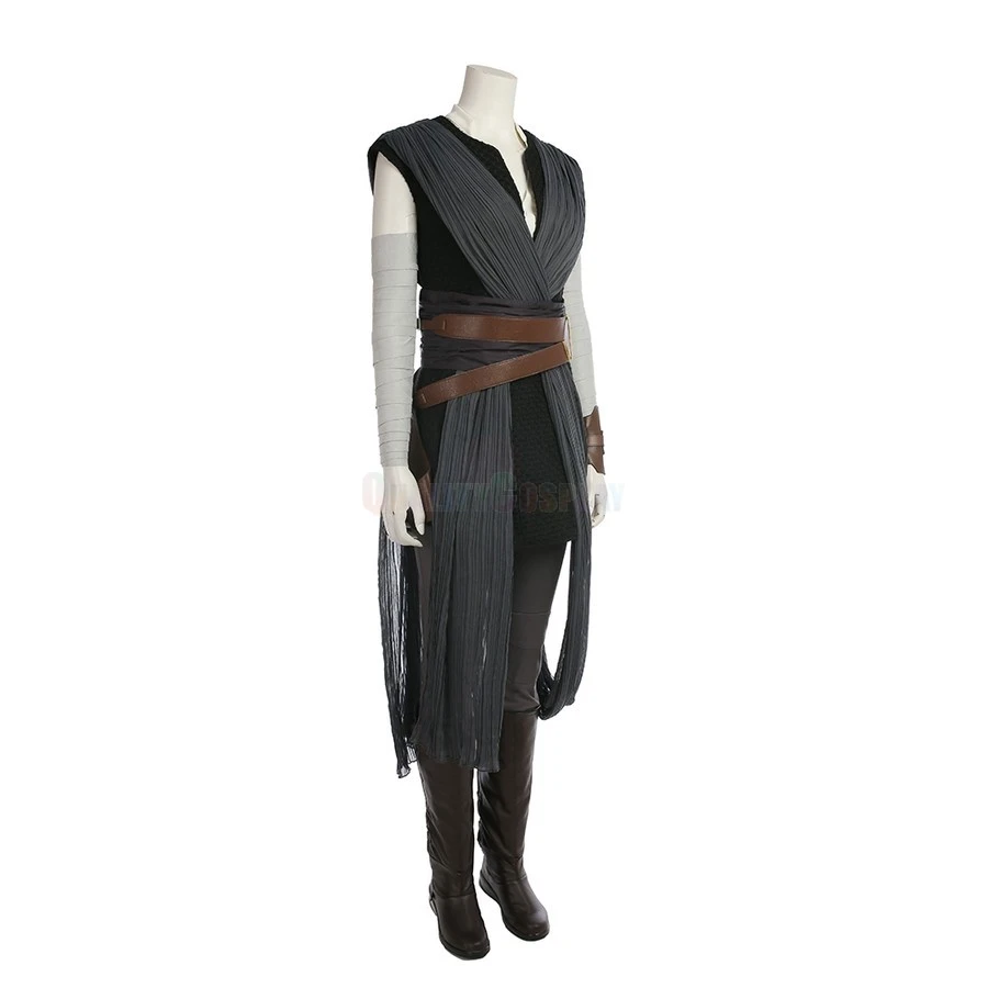 Star Wars The Last Jedi Rey Cosplay Costume Deluxe Outfit Version B - Image 2