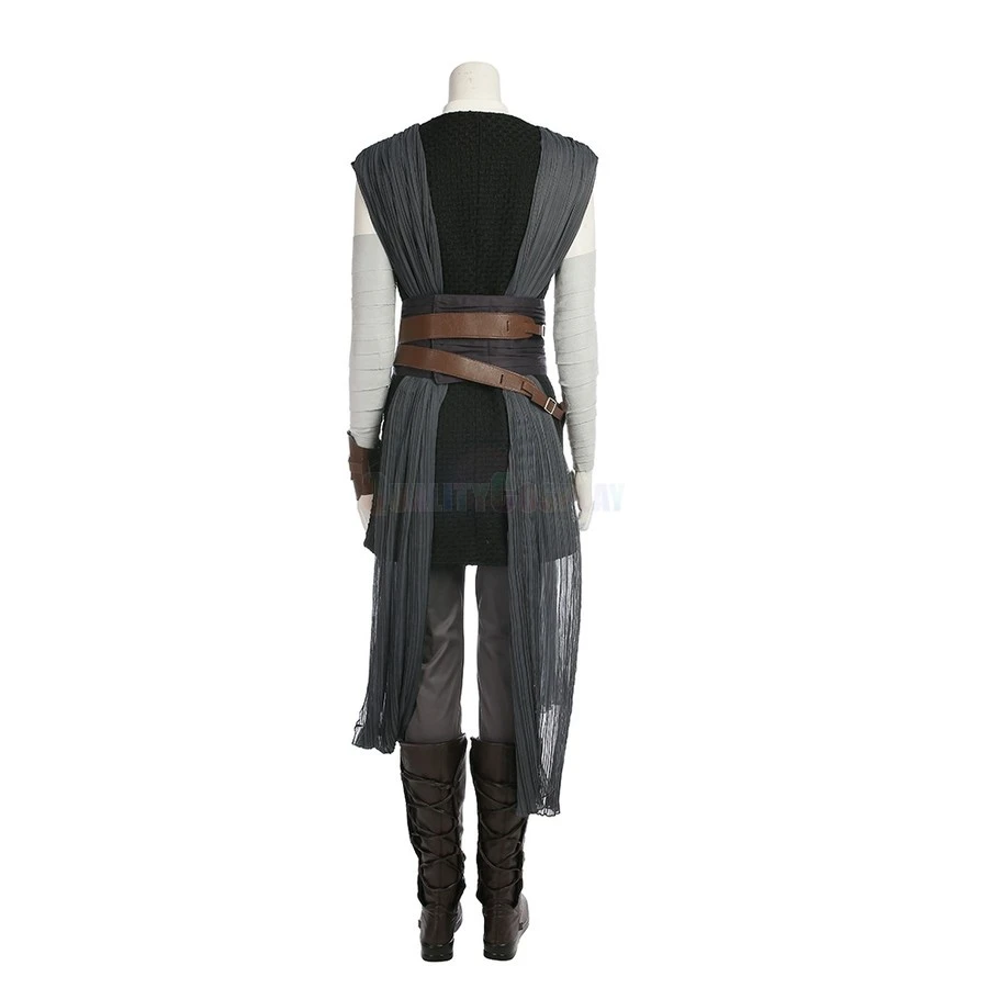 Star Wars The Last Jedi Rey Cosplay Costume Deluxe Outfit Version B - Image 5